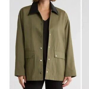 Rag & Bone Cassandra Chore Coat Women’s Large Light Olive Green Barn Jacket